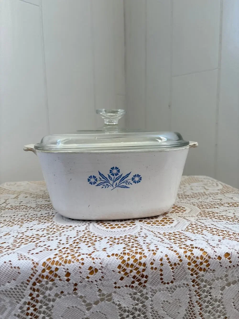 Vintage CorningWare “Cornflower Blue” 2.5 Quart Casserole Dish W/Lid